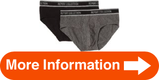 Report Collection Mens Stretch 2 Pack Brief In