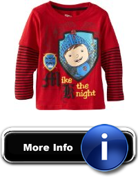For Nickelodeon Little Boys Mike The Knight Stripe Long Sleeve Tee